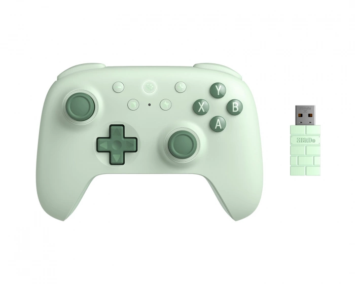 8Bitdo Ultimate 2C 2.4G Wireless Controller Hall Effect - Langaton Ohjain Vihreä