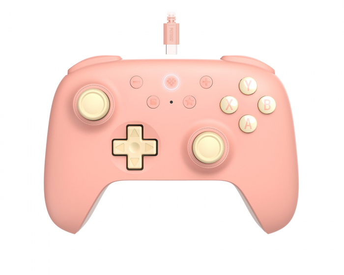 8Bitdo Ultimate 2C Wired Controller Hall Effect - Peach Ohjain