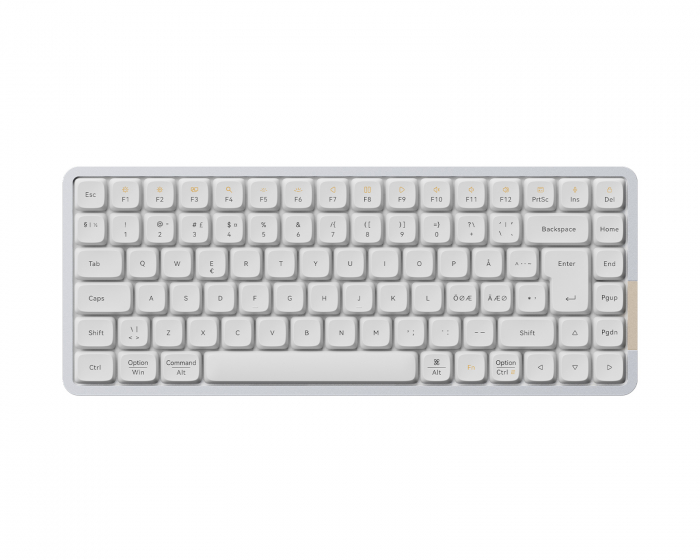 Lofree Flow84 75% Low-Profile RGB Mekaaninen Näppäimistö [Kailh Ghost] - Valkoinen