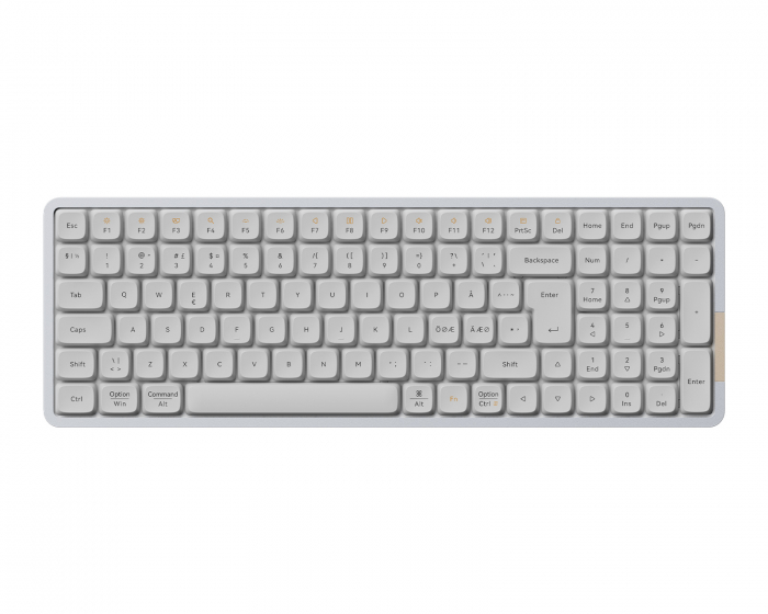 Lofree Flow100 96% Low-Profile RGB Mekaaninen Näppäimistö [Kailh Ghost] - Valkoinen