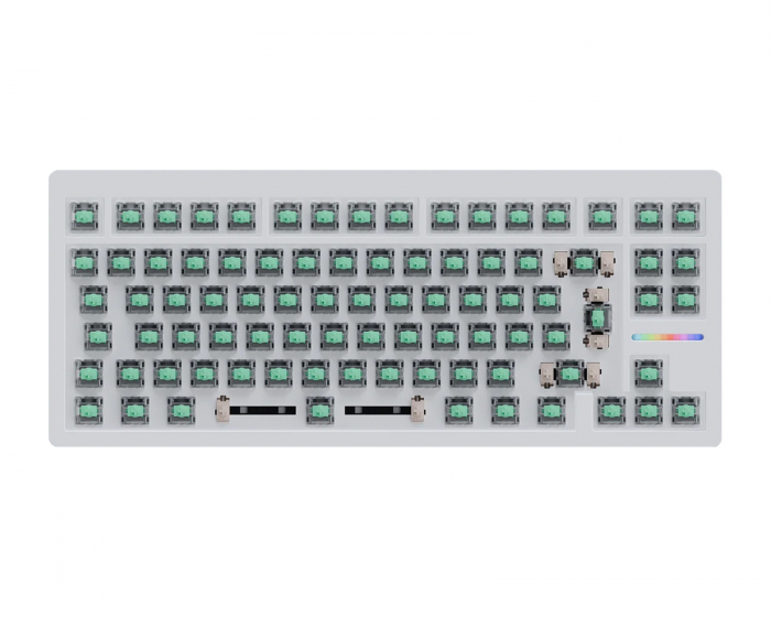 Wooting 80HE 80% Pelinäppäimistö Zinc Alloy Valkoinen - ISO