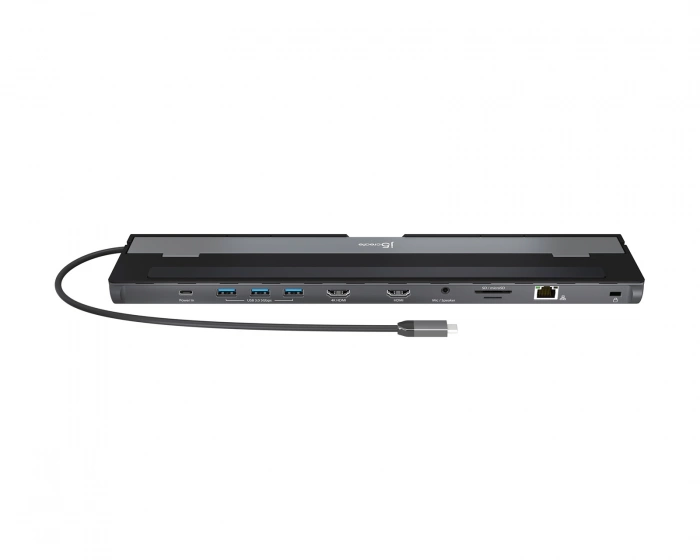 j5create USB-C Dual HDMI Telakointiasema