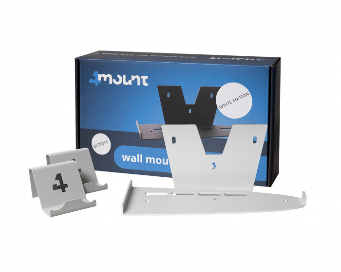 4mount Seinäteline Bundle for PS5 Slim - Valkoinen