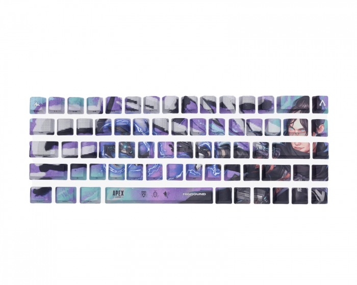 Higround Apex Keycap Set ISO Nordic - Wraith