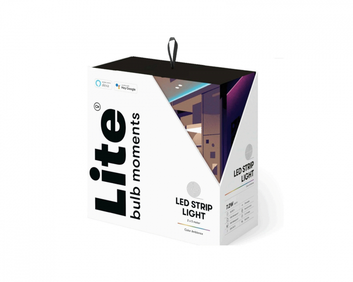 Lite Bulb Moments LED-nauhavalo - 2x5 m