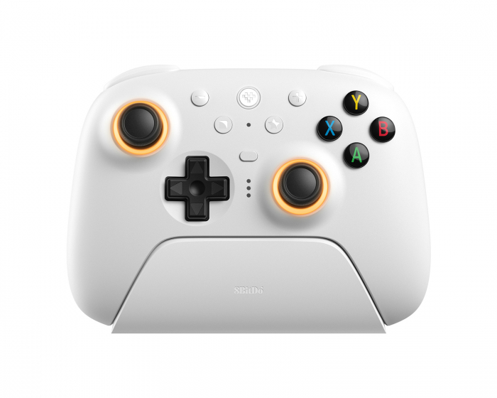 8Bitdo Ultimate 2 HE TMR Langaton Ohjain - Valkoinen