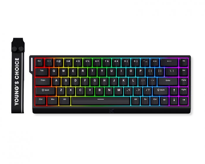 MCHOSE Ace 68 E-Sport ANSI Hall Effect Näppäimistö - Musta