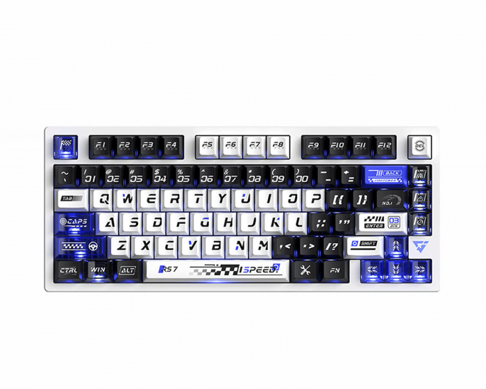 ATK RS7 Pro eSports Hall Effect Näppäimistö [Drive to Win (RGB)] - Valkoinen