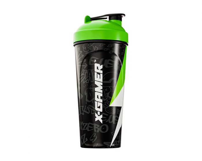 X-Gamer X-Zero Shaker 700ml - Musta & Vihreä