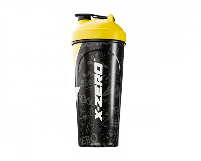 X-Gamer X-Zero Shaker 700ml - Musta & Keltainen
