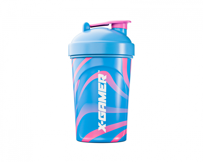 X-Gamer X-Zero Shaker 500ml - Swirly Blue & Pink