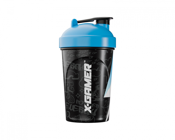 X-Gamer X-Zero Shaker 500ml - Musta & Sininen