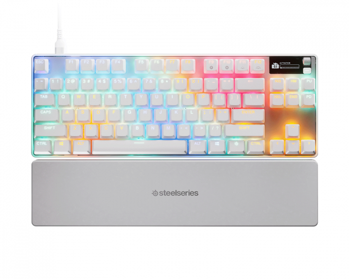 SteelSeries Apex Pro TKL Gen 3 RGB Näppäimistö - Valkoinen