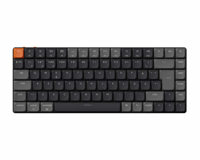 Keychron K2 V3 QMK RGB Hot Swap Alumiininen Näppäimistö [Gateron Low Profile 2.0 Brown]