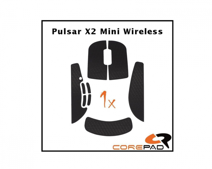 Corepad Soft Grips Pulsar X2 Mini / X2 CrazyLight - Oranssi