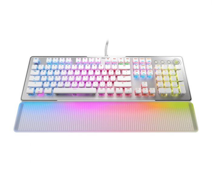 Roccat Vulcan II Max RGB Pelinäppäimistö [ANSI] - Valkoinen 