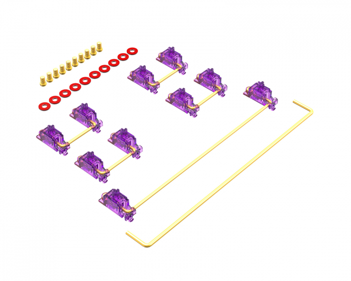 Durock Stabilizers V3 Screw Ins - Violetti