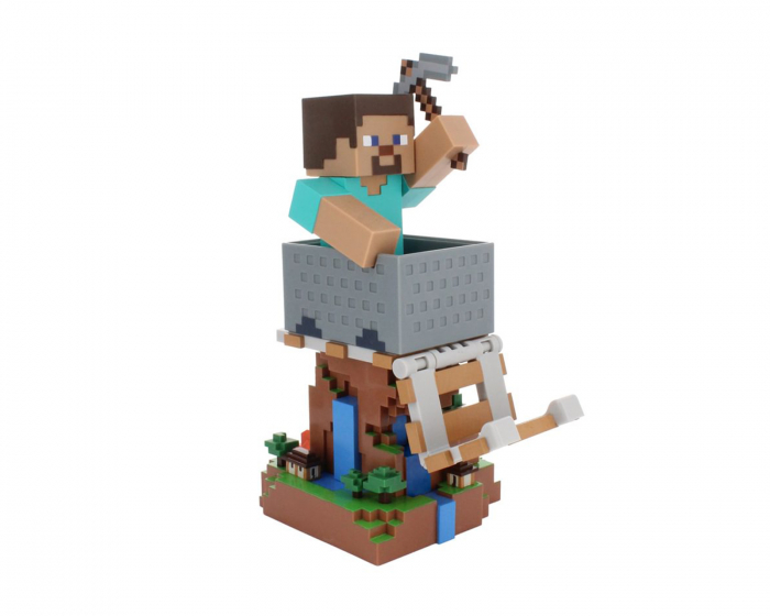Cable Guys Minecraft: Steve R.E.S.T Puhelimen ja Ohjaimen Pidike