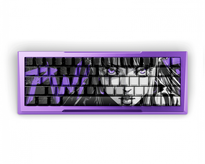 Pwnage Zenblade 65 V2 – Hall-efekti Pelinäppäimistö Nyomi Purple Edition ANSI – Violetti