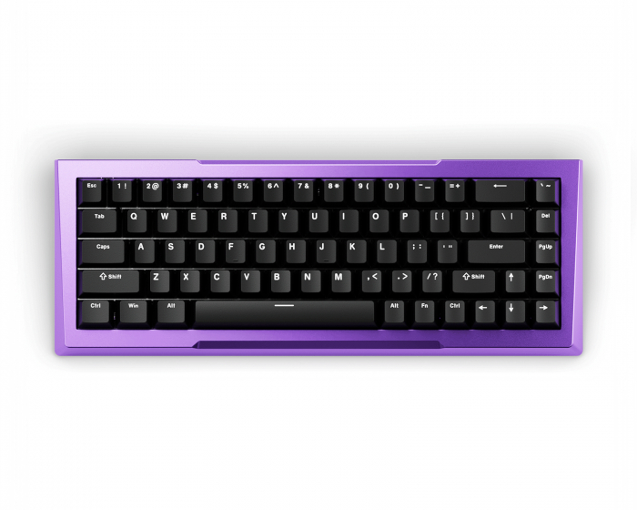 Pwnage Zenblade 65 V2 – Hall-efekti Pelinäppäimistö Black Edition ANSI – Violetti