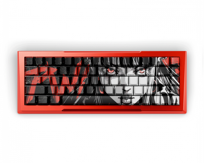 Pwnage Zenblade 65 V2 – Hall-efekti Pelinäppäimistö Nyomi Red Edition ANSI – Punainen