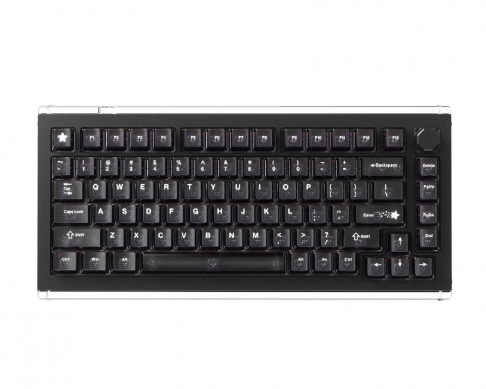 DrunkDeer A75 Master - Hall Effect Gaming Tastatur ANSI – Obsidian Black [TTC POM]