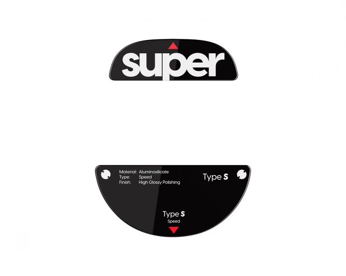 Superglide Glass Skates Type-S Pulsar TenZ Signature Edition - Musta