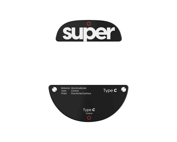 Superglide Glass Skates Type-C Pulsar TenZ Signature Edition - Musta