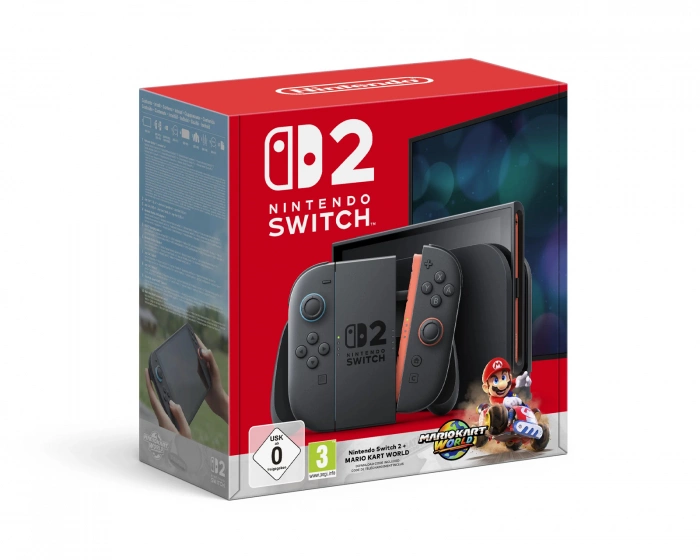 Nintendo Switch 2 Pelikonsole - Mario Kart World Bundle