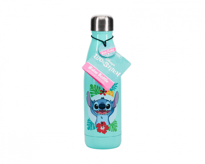 Paladone Stitch Metal Water Bottle - 460ml -metallinen juomapullo