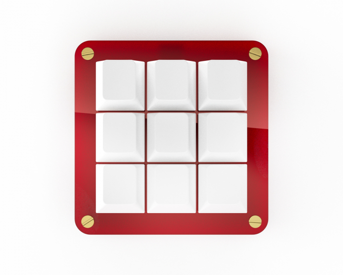 MaxCustom 9-Key MacroPad - Punainen