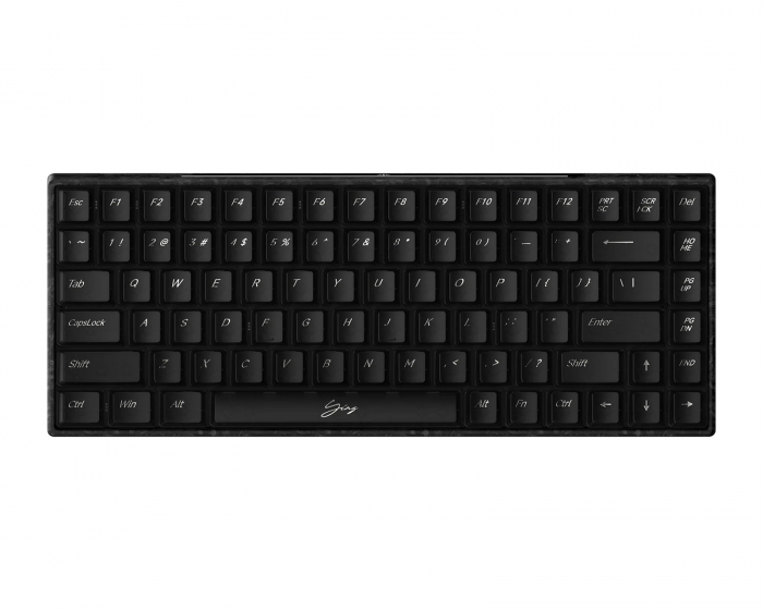 WLMouse YING75 HE Forged Carbon Fiber Näppäimistö - Musta [Gateron Nightfall]