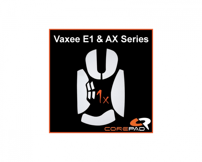 Corepad Soft Grips Vaxee E1 & AX Series - Valkoinen