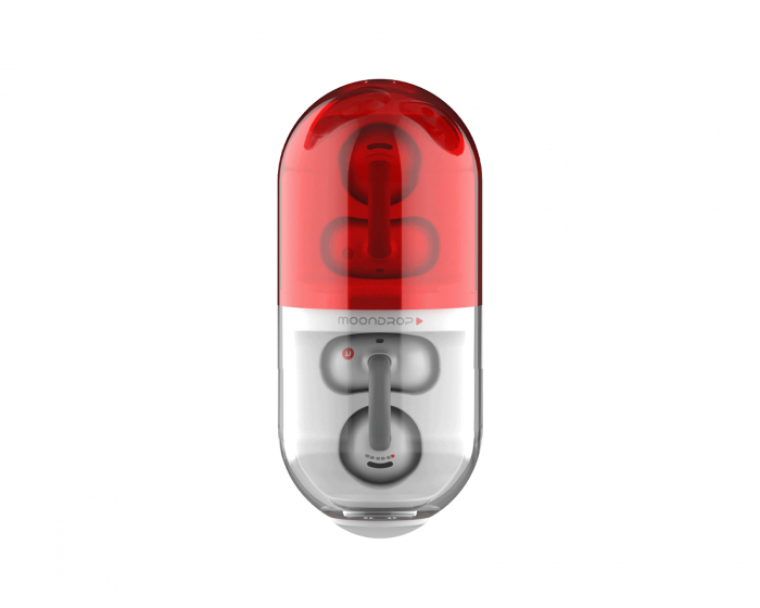 MoonDrop Pill Langattomat Nappikuulokkeet - Punainen