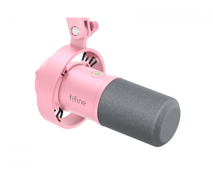 Fifine K688 USB / XLR Dynaaminen Mikrofoni - Vaaleanpunainen
