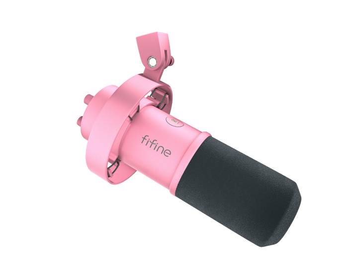 Fifine K688 USB / XLR Dynaaminen Mikrofoni - Vaaleanpunainen