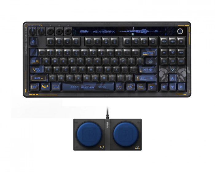 8Bitdo Retro 87 Langaton Mekaaninen Näppäimistö - ANSI - Mecha Break Edition