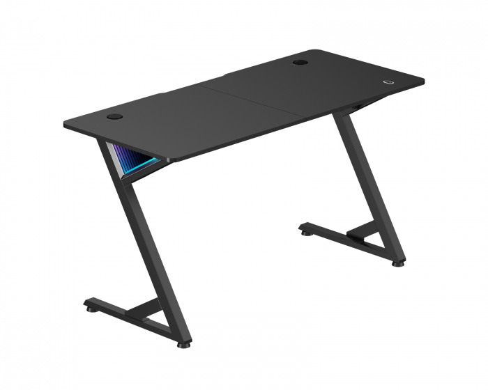 MaxMount InfinityGlow Pelipöytä (136x60) - Musta