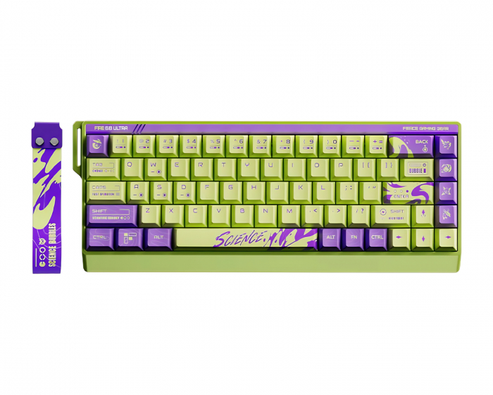 FGG FIRE68 Ultra Magnetic HE ANSI Näppäimistö [Gateron Jade Pro] - Scientific Bubble