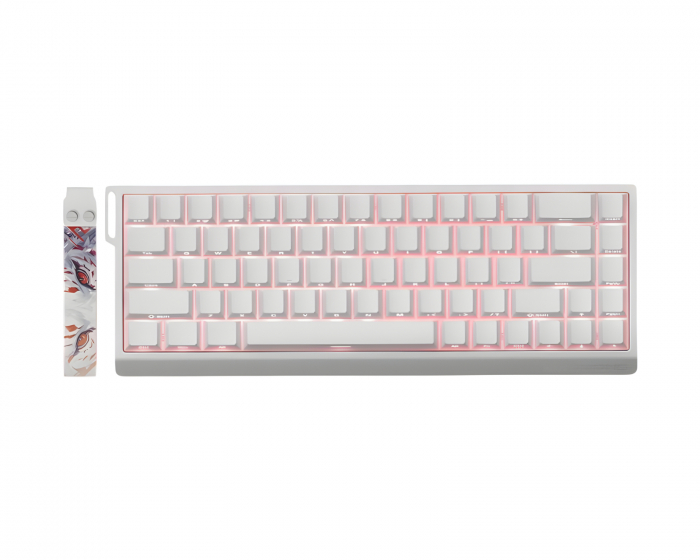 FGG MAD68 HE RGB ANSI Näppäimistö [Magnetic Amber Pro] - Valkoinen