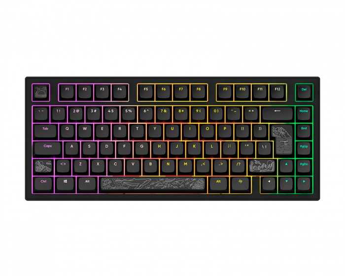 Dark Project ALU81 Gaming Näppäimistö RGB - Terra Nostra [g3ms Moonstone] - Musta