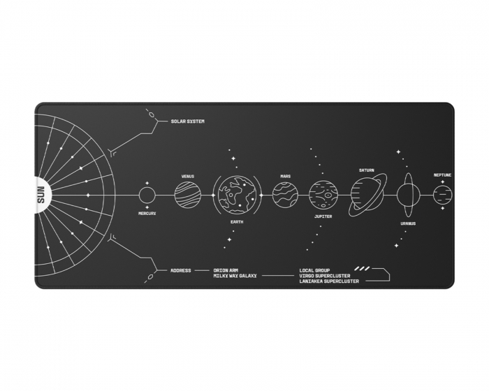 Dark Project Terra Nova Hiirimatto XL - Musta