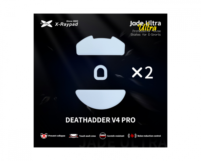 X-raypad Jade Ultra Skates Razer Deathadder V4 PRO:lle