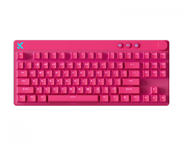 MCHOSE Mix 87 Hall Effect Magnetic Pelinäppäimistö ANSI - Rose Red