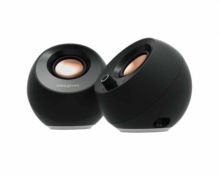 Creative Pebble Pro - 2.0 USB-C -kaiuttimet Bluetooth 5.3:lla - Musta