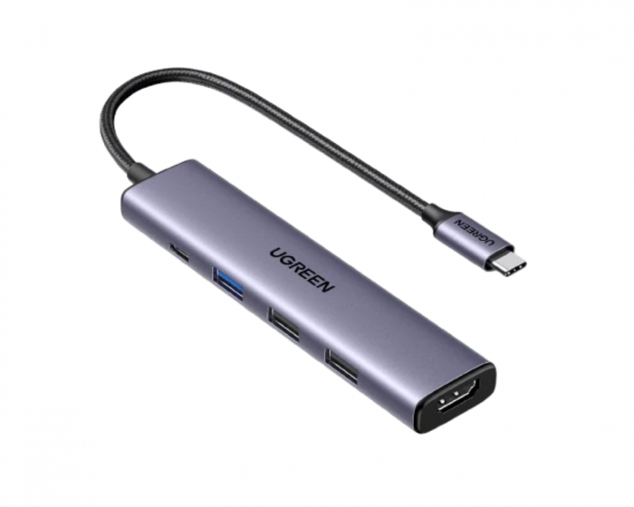 UGREEN USB-C 5-in-1 Hub - HDMI 4K, PD 100W, USB 3.0
