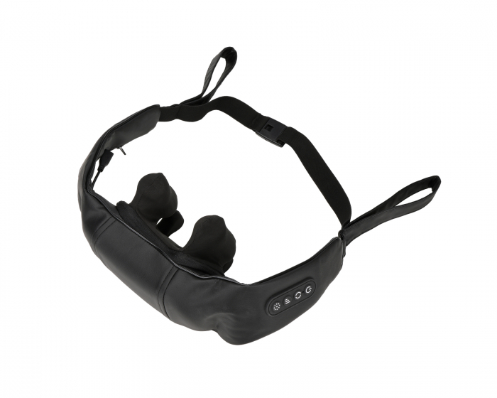 MaxLife Shiatsu-niska- ja selkähierontalaite lämmityksellä – Musta