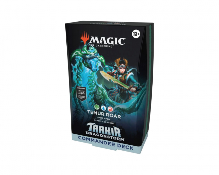 Magic: the Gathering Tarkir: Dragonstorm Commander -pakka - Temur Roar