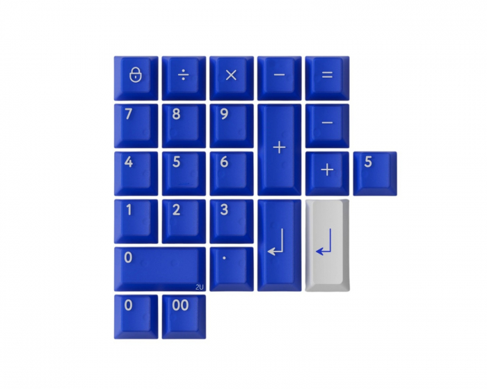 KBDfans PBTfans Klein Blue R3 -Numpad-setti