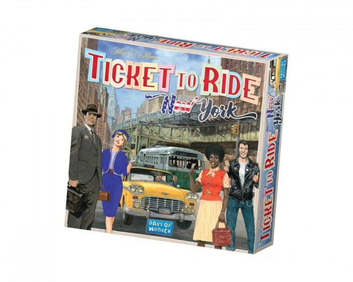- Ticket To Ride New York - Lautapeli (Pohjoismainen)